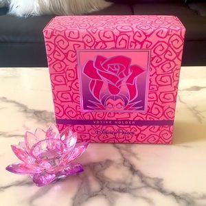 NWT DisneyParks Sleeping Beauty’s Maleficent Glass Votive Holder with Box